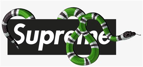 gucci with supreme logo